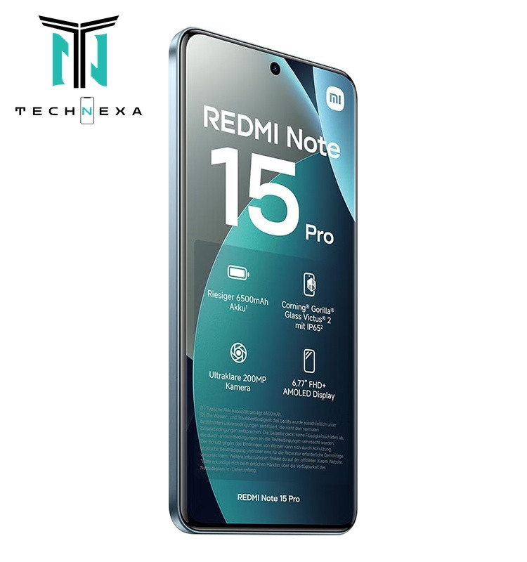 گوشی موبایل شیائومی مدل Redmi Note 15 Pro دو سیمکارت 4G با ظرفیت 256 گیگابایت و 8 گیگابایت رم | ریجسترشده