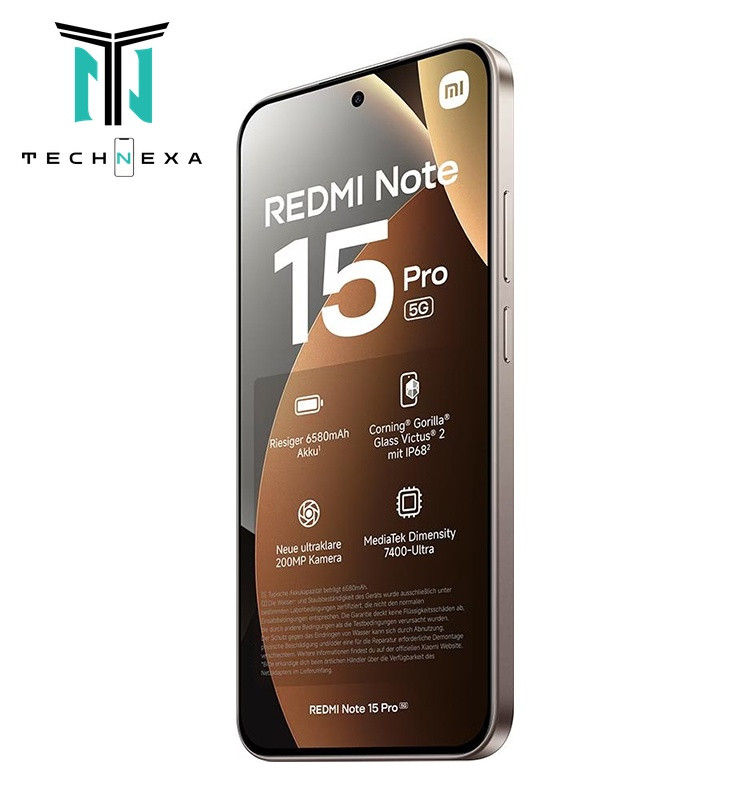 گوشی موبایل شیائومی مدل Redmi Note 15 Pro دو سیمکارت 5G با ظرفیت 256 گیگابایت و 8 گیگابایت رم