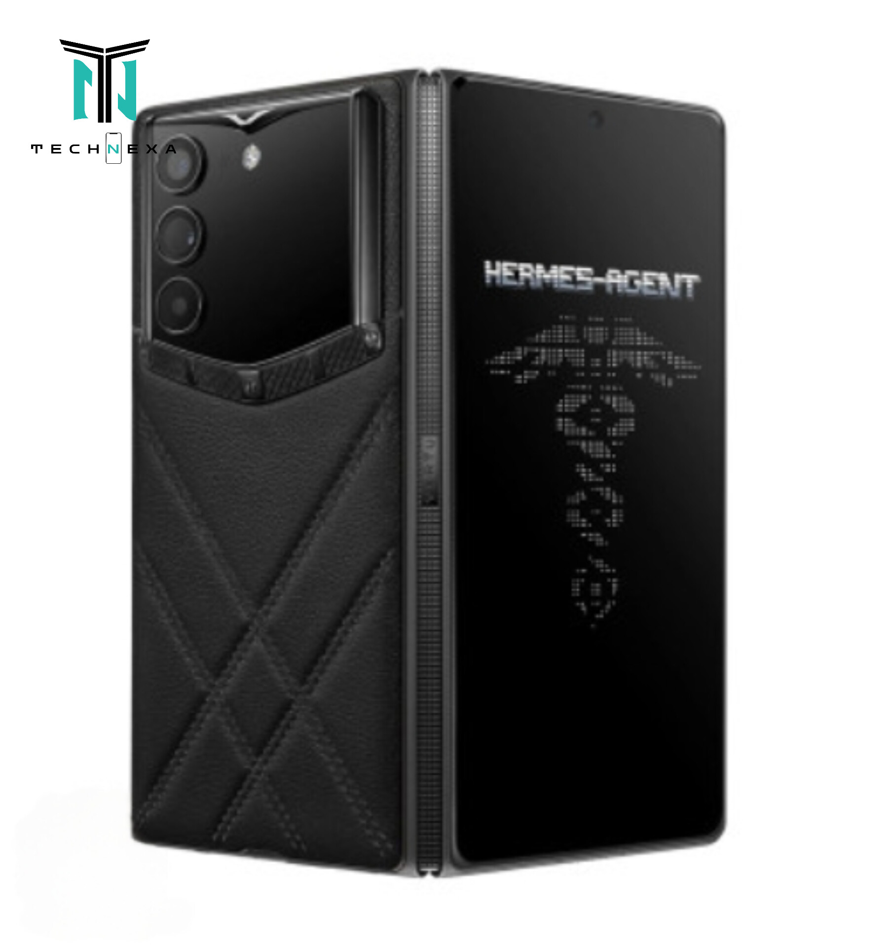 گوشی موبایل تاشو ورتو مدل AlphaFold Stitched Calfskin ظرفیت 1 ترابایت رم 16 گیگابایت