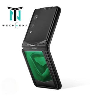 گوشی موبایل تاشو ورتو مدل Quantum Flip Agate Emerald Green ظرفیت 1 ترابایت رم 16 گیگابایت