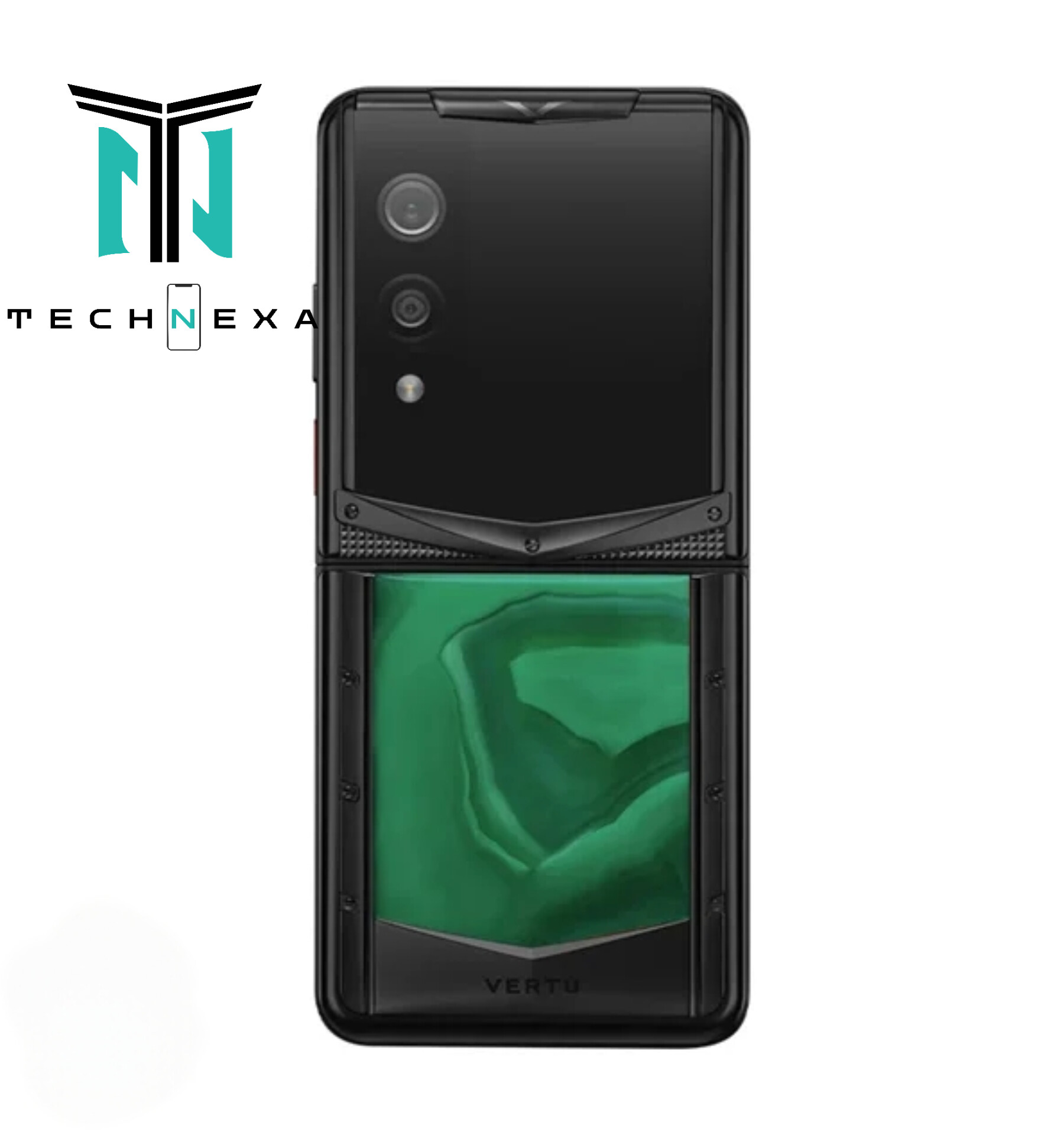 گوشی موبایل تاشو ورتو مدل Quantum Flip Agate Emerald Green ظرفیت 1 ترابایت رم 16 گیگابایت