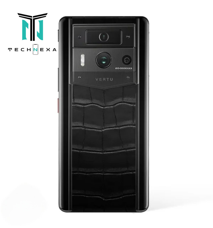 گوشی موبایل ورتو Metavertu Max Alligator Black Ceramic Frame Black Plate ظرفیت 1 ترابایت رم 12 گیگابایت