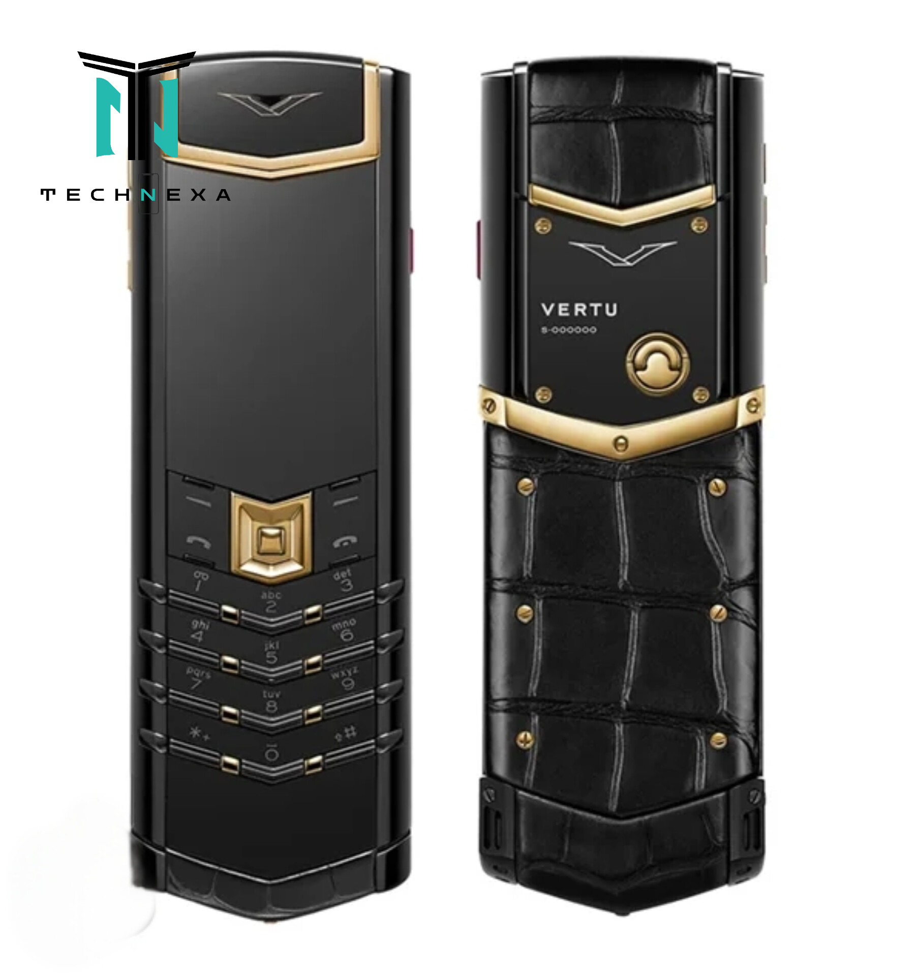 گوشی موبایل ورتو مدل Signature S+ Black Gold Alligator Skin ظرفیت 256 گیگابایت رم 8 گیگابایت