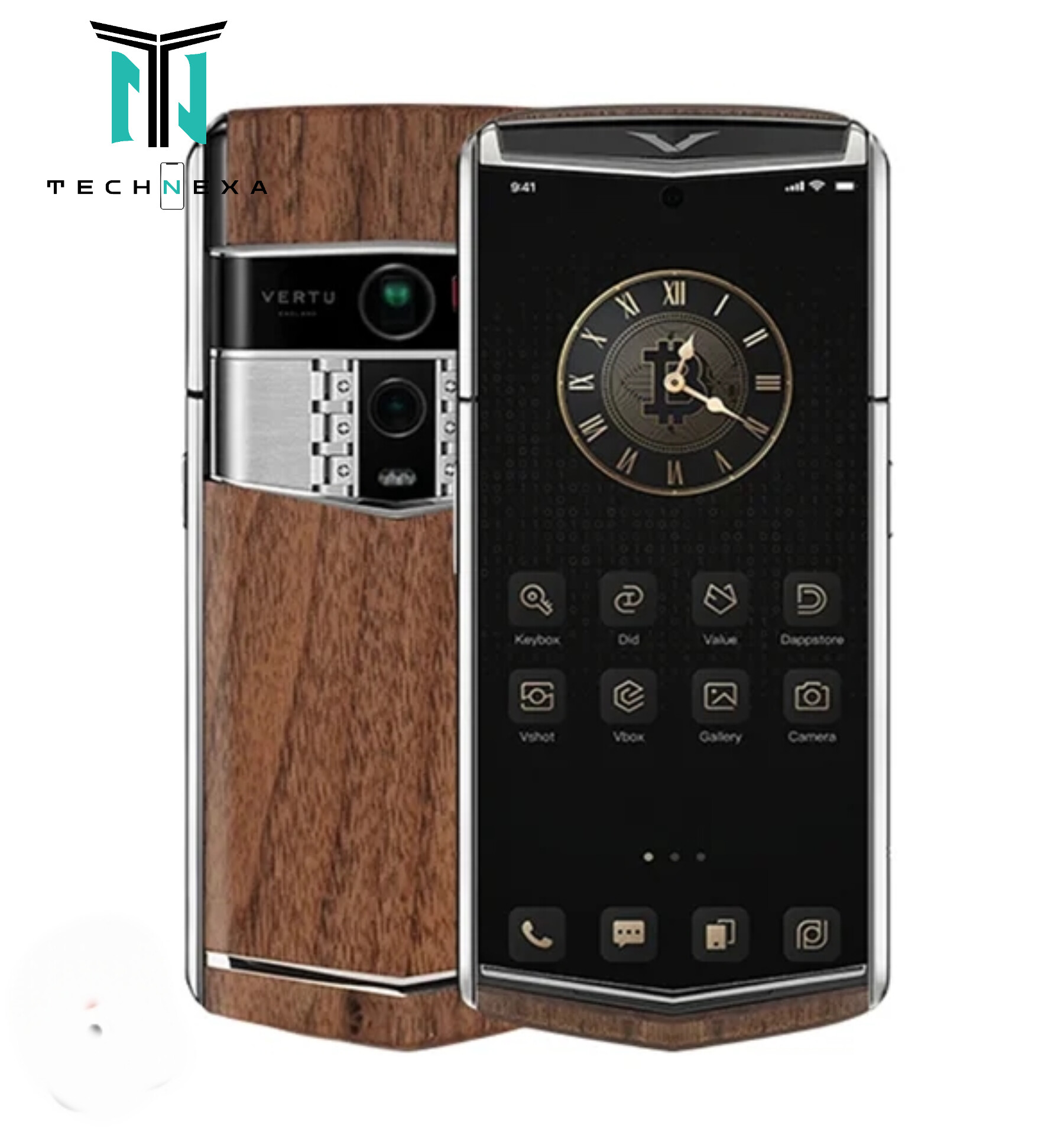 گوشی موبایل ورتو مدل Agent Q Solid Walnut ظرفیت 1 ترابایت رم 16 گیگابایت