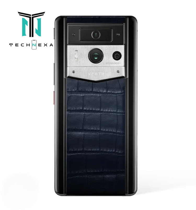 گوشی موبایل ورتو Metavertu Max Alligator Black Ceramic Frame Silver Plate ظرفیت 512 گیگابایت رم 12 گیگابایت
