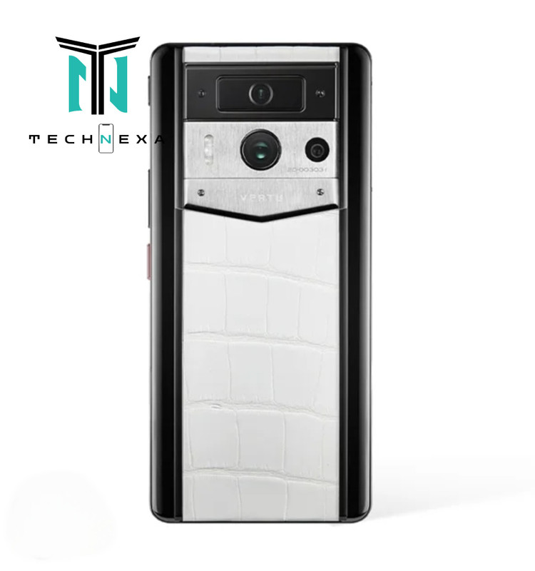 گوشی موبایل ورتو Metavertu Max Alligator Black Ceramic Frame Silver Plate ظرفیت 512 گیگابایت رم 12 گیگابایت