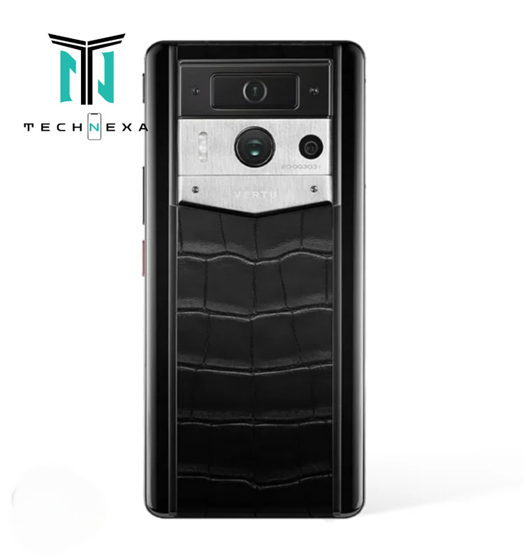 گوشی موبایل ورتو Metavertu Max Alligator Black Ceramic Frame Silver Plate ظرفیت 1 ترابایت رم 12 گیگابایت