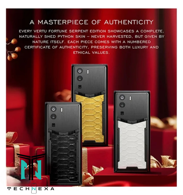 گوشی ورتو مدل Metavertu Curve Fortune Serpent Edition ظرفیت 512 گیگابایت رم 12 گیگابایت
