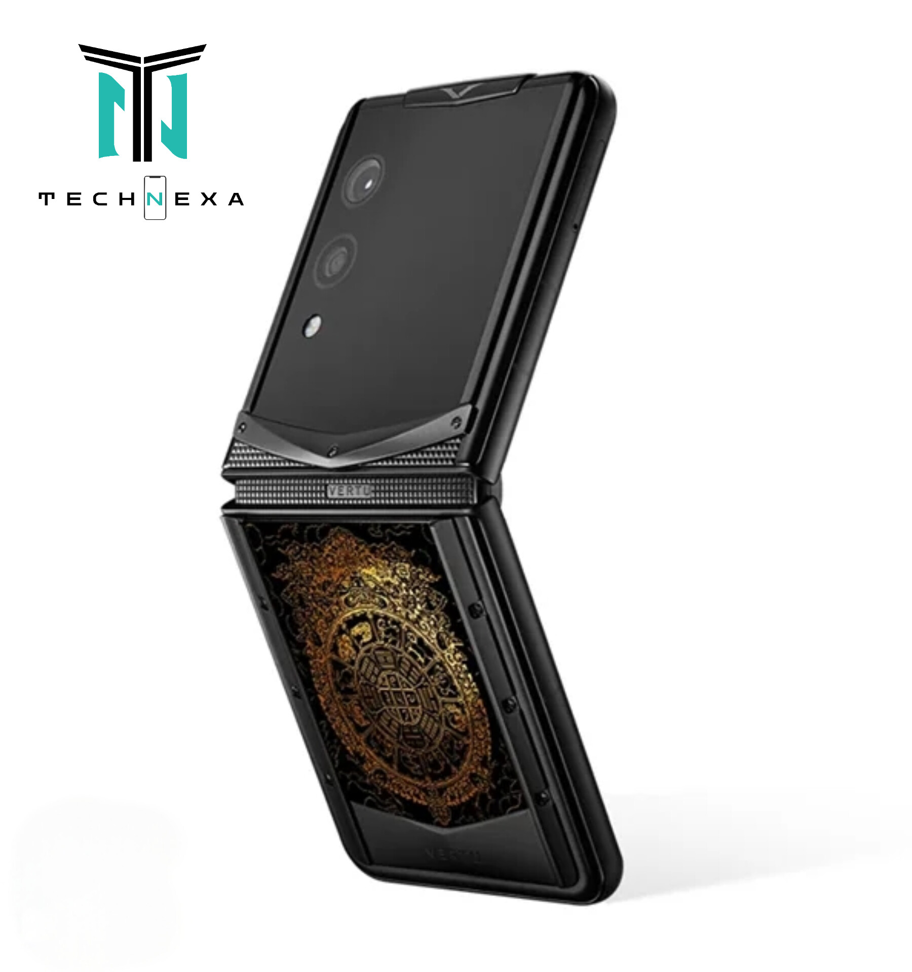 گوشی موبایل تاشو ورتو مدل Quantum Flip Bagua Gilded Lacquer Gold V ظرفیت 1 ترابایت رم 16 گیگابایت
