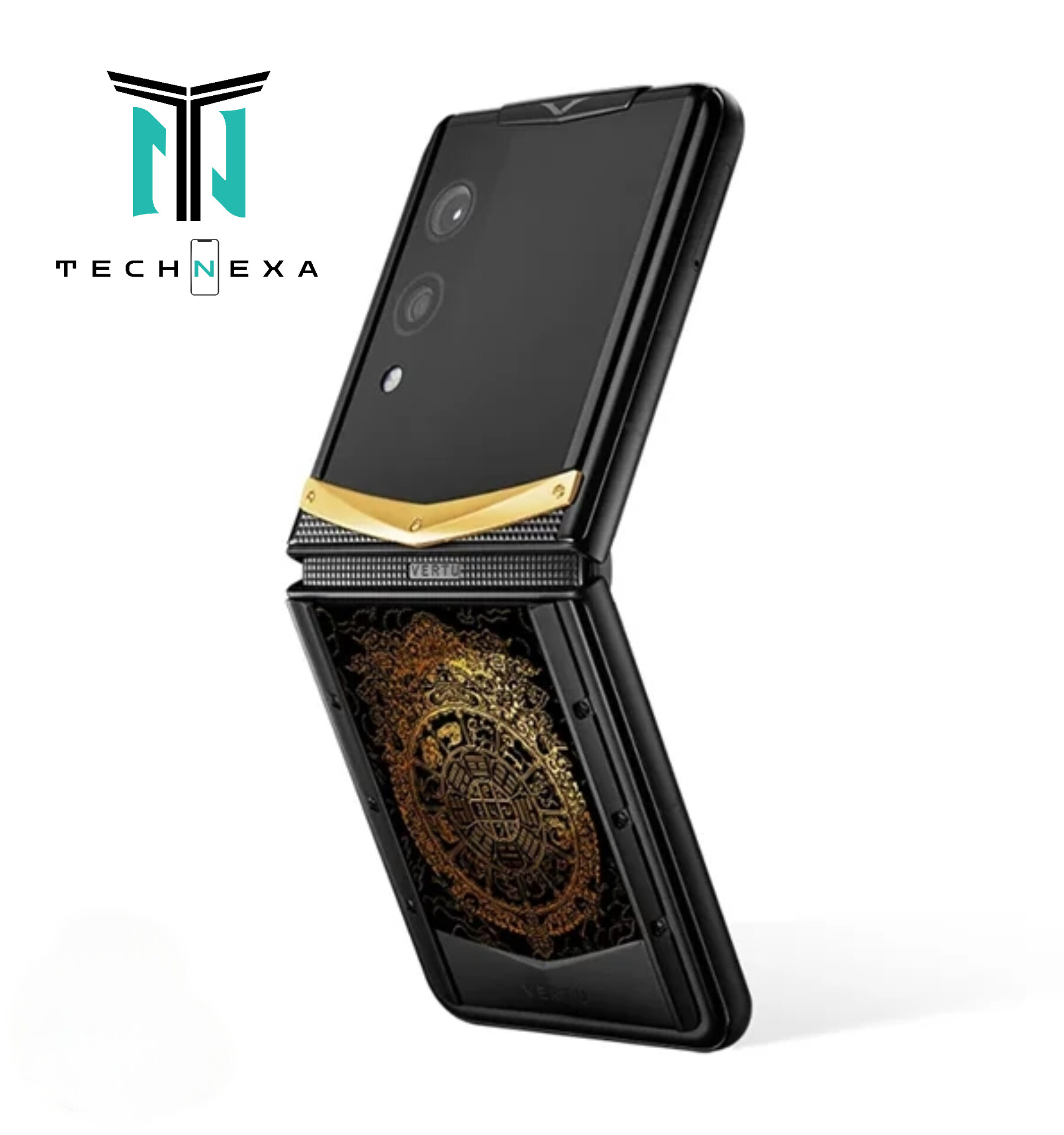 گوشی موبایل تاشو ورتو مدل Quantum Flip Bagua Gilded Lacquer Gold V ظرفیت 1 ترابایت رم 16 گیگابایت