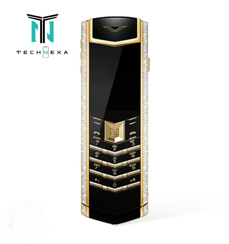 گوشی موبایل ورتو مدل Signature V Full Gold & Diamond Alligator Skin ظرفیت 16 گیگابایت رم 2 گیگابایت