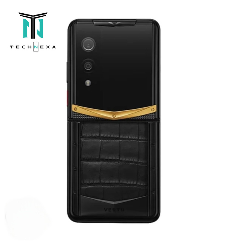 گوشی موبایل تاشو ورتو مدل Quantum Flip Alligator Gold V Iron Black ظرفیت 1 ترابایت رم 16 گیگابایت