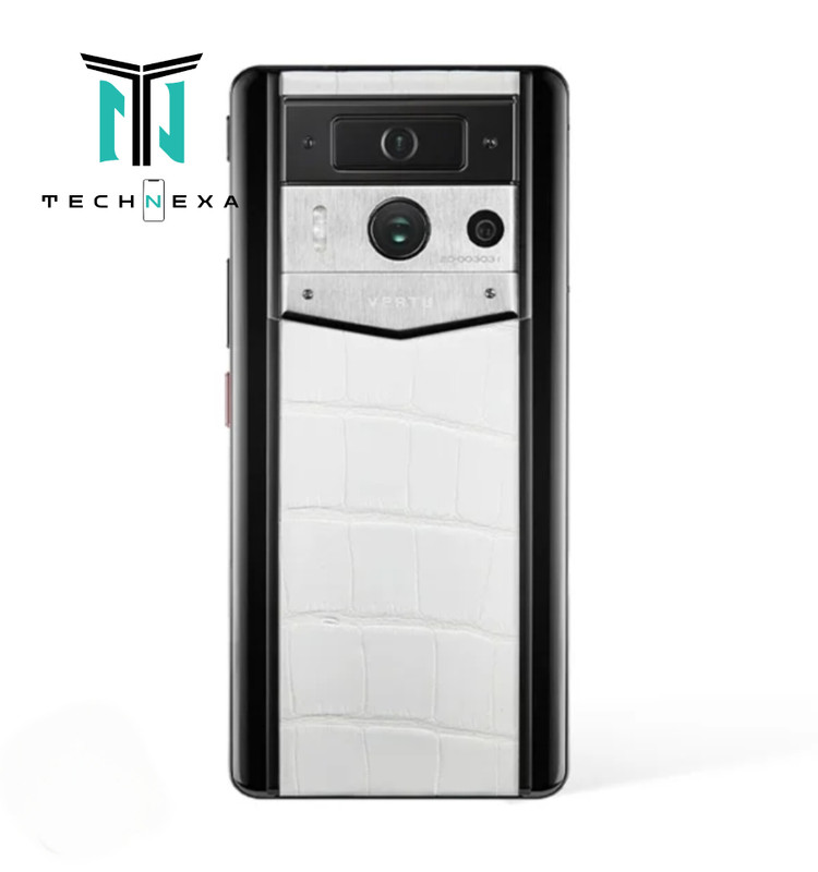 گوشی موبایل ورتو Metavertu Max Alligator Black Ceramic Frame Silver Plate ظرفیت 512 گیگابایت رم 12 گیگابایت