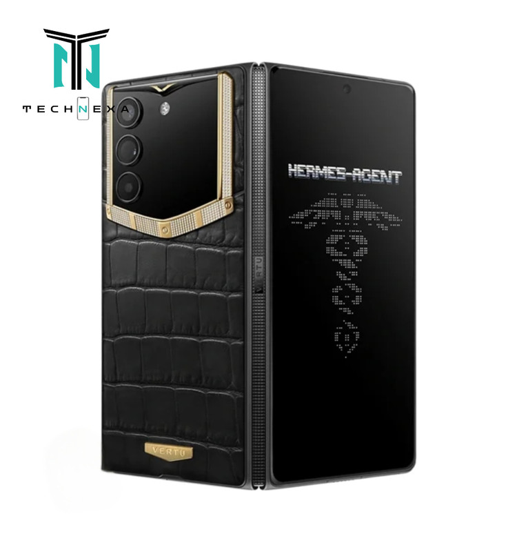 گوشی موبایل ورتو مدل AlphaFold Bespoke Alligator Skin Gold & Diamond ظرفیت 1 ترابایت و رم 16 گیگابایت