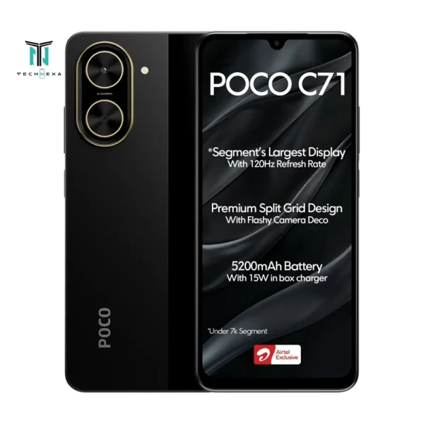 گوشی موبایل شیائومی مدل Poco C71 ظرفیت 128 گیگابایت رم 4 گیگابایت
